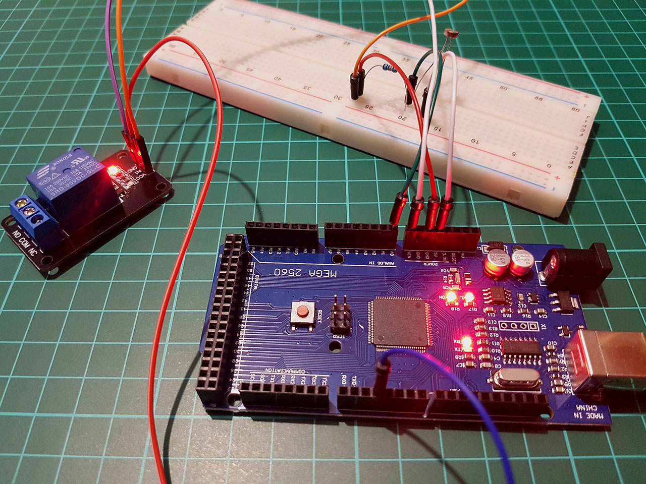 Arduino διακόπτης με φωτοαντίσταση